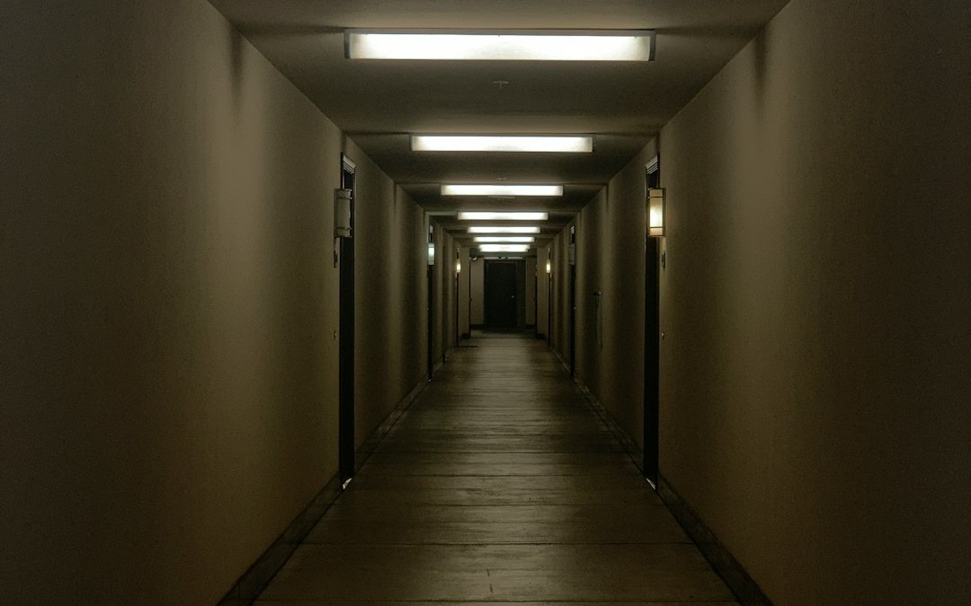 brown hallway